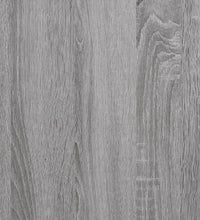 Bücherregal Grau Sonoma 45x24x160 cm Holzwerkstoff