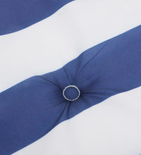 Gartenbank-Auflage Blau&Weiß Gestreift 100x50x3cm Oxford-Gewebe