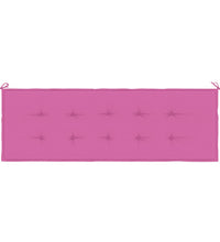 Gartenbank-Auflage Rosa 150x50x3 cm Oxford-Gewebe