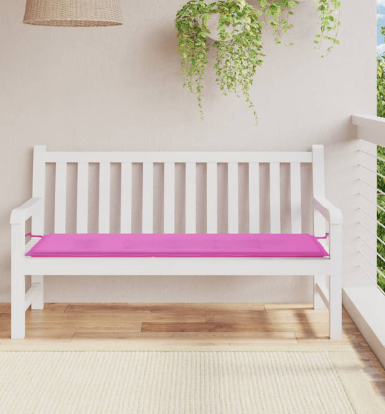 Gartenbank-Auflage Rosa 150x50x3 cm Oxford-Gewebe