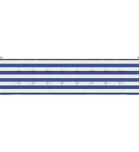 Gartenbank-Auflage Blau&Weiß Gestreift 200x50x3 Stoff