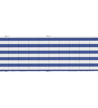 Sonnenliegen-Auflage Blau&Weiß Gestreift Oxford-Gewebe