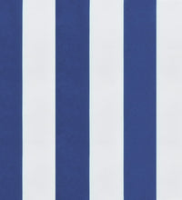 Gartenbank-Auflage Blau & Weiß Gestreift 100x50x7 cm