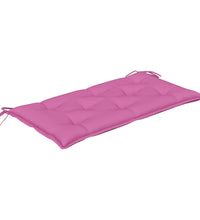 Gartenbank-Auflage Rosa 100x50x7 cm Oxford-Gewebe