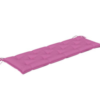 Gartenbank-Auflage Rosa 150x50x7 cm Oxford-Gewebe