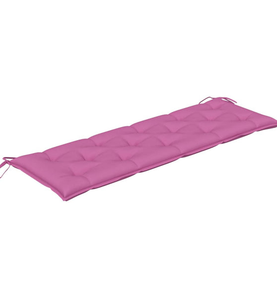 Gartenbank-Auflage Rosa 150x50x7 cm Oxford-Gewebe