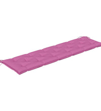 Gartenbank-Auflage Rosa 180x50x7 cm Oxford-Gewebe