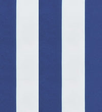 Gartenbank-Auflage Blau&Weiß Gestreift 200x50x7 cm Stoff