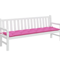 Gartenbank-Auflage Rosa 200x50x7 cm Stoff