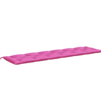 Gartenbank-Auflage Rosa 200x50x7 cm Stoff