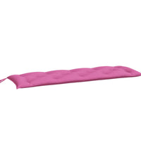 Gartenbank-Auflagen 2 Stk. Rosa 150x50x7 cm Stoff