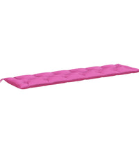 Gartenbank-Auflagen 2 Stk. Rosa 200x50x7 cm Stoff