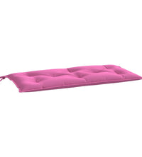 Gartenbank-Auflage Rosa 110x50x7 cm Stoff