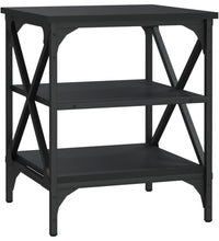 Beistelltische 2 Stk. Schwarz 40x42x50 cm Holzwerkstoff