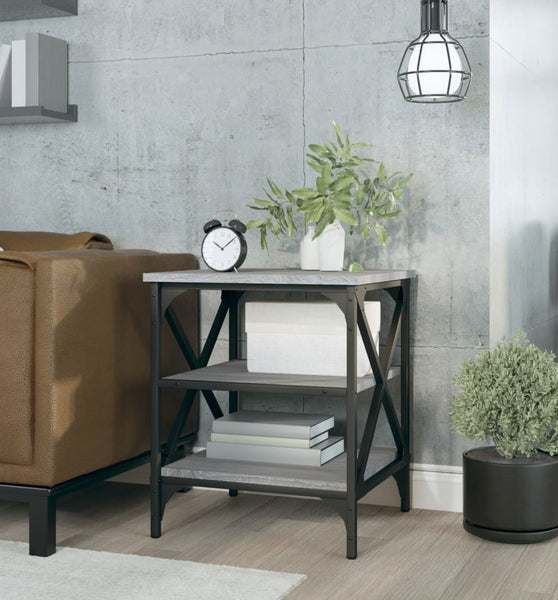 Beistelltisch Grau Sonoma 40x42x50 cm Holzwerkstoff