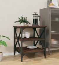 Beistelltisch Braun Eichen-Optik 40x42x50 cm Holzwerkstoff