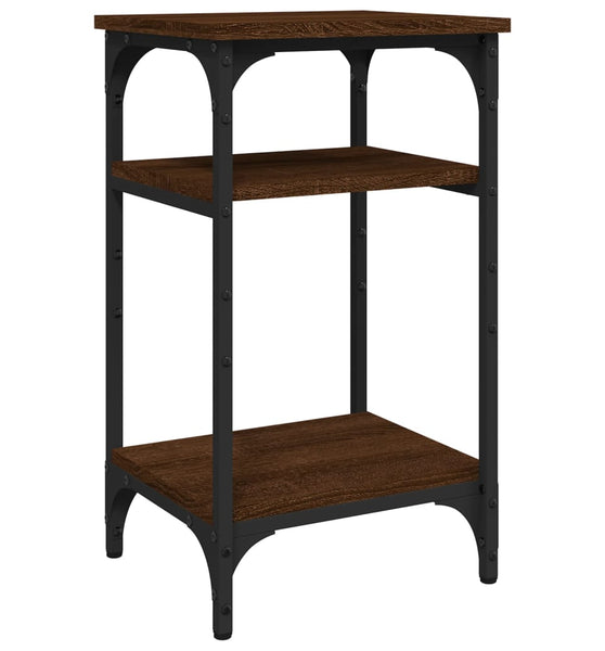 Beistelltisch Braun Eichen-Optik 35x30x60 cm Holzwerkstoff