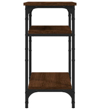 Beistelltisch Braun Eichen-Optik 35x30x60 cm Holzwerkstoff