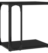 Beistelltisch Schwarz 50x35x52 cm Holzwerkstoff