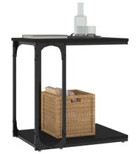 Beistelltisch Schwarz 50x35x52 cm Holzwerkstoff