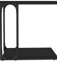 Beistelltisch Schwarz 50x35x52 cm Holzwerkstoff