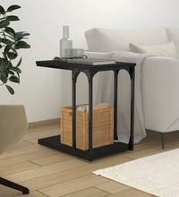 Beistelltisch Schwarz 50x35x52 cm Holzwerkstoff