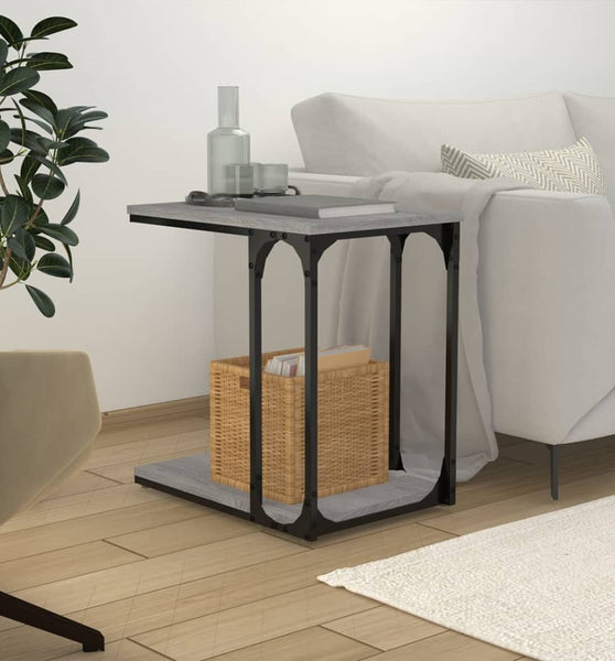 Beistelltisch Grau Sonoma 50x35x52 cm Holzwerkstoff