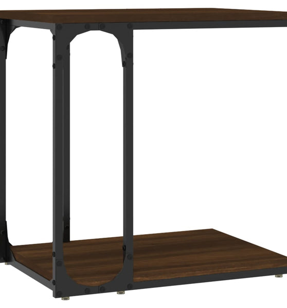 Beistelltisch Braun Eichen-Optik 50x35x52 cm Holzwerkstoff