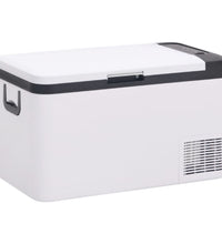 Kühlbox mit Tragegriff Schwarz/Weiß 25L PP & PE