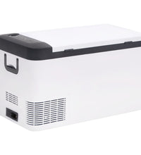 Kühlbox mit Tragegriff Schwarz/Weiß 25L PP & PE