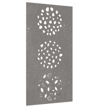 Garten-Wanddeko 105x55 cm Cortenstahl Blatt-Design