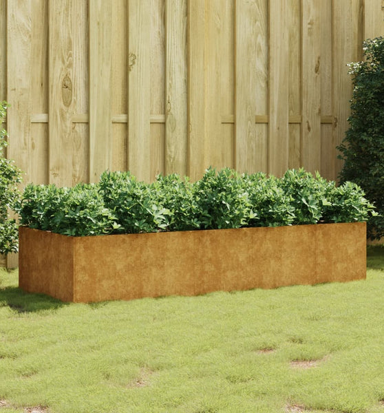 Hochbeet 200x80x40 cm Cortenstahl