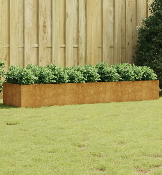 Hochbeet 280x80x40 cm Cortenstahl