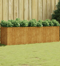 Hochbeet 280x80x80 cm Cortenstahl