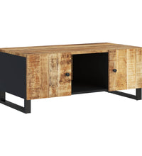 Couchtisch 100x54x40 cm Massivholz Mango & Holzwerkstoff