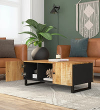 Couchtisch 100x54x40 cm Massivholz Mango & Holzwerkstoff