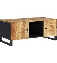Couchtisch 100x54x40 cm Massivholz Mango & Holzwerkstoff
