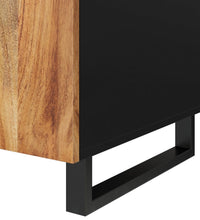 Couchtisch 100x54x40 cm Massivholz Akazie & Holzwerkstoff