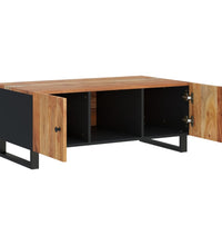 Couchtisch 100x54x40 cm Massivholz Akazie & Holzwerkstoff