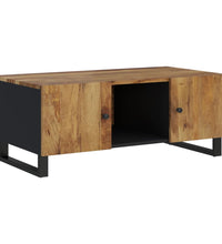 Couchtisch 100x54x40 cm Massivholz Mango & Holzwerkstoff