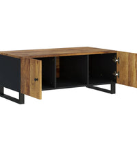 Couchtisch 100x54x40 cm Massivholz Mango & Holzwerkstoff