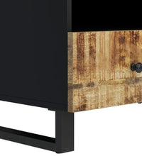 Couchtisch 80x54x40 cm Massivholz Mango & Holzwerkstoff