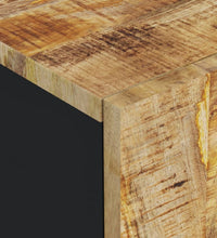Waschbeckenunterschrank Massivholz Mango und Holzwerkstoff