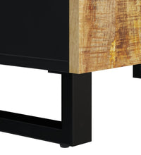 Waschbeckenunterschrank Massivholz Mango und Holzwerkstoff
