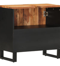 Waschbeckenunterschrank Massivholz Akazie und Holzwerkstoff