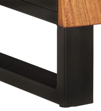 Waschbeckenunterschrank Massivholz Akazie und Holzwerkstoff