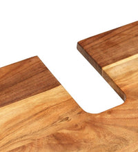 Waschbeckenunterschrank Massivholz Akazie und Holzwerkstoff