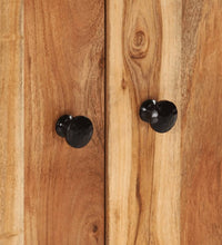Waschbeckenunterschrank Massivholz Akazie und Holzwerkstoff
