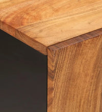 Waschbeckenunterschrank Massivholz Akazie und Holzwerkstoff