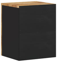 Bad-Wandschrank 38x33x48 cm Massivholz Mango